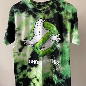 Tie-Dye T-Shirt - Green & Black